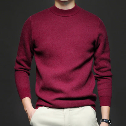 Leo | Men's Cosy High-Neck Knit Pullover for Winter