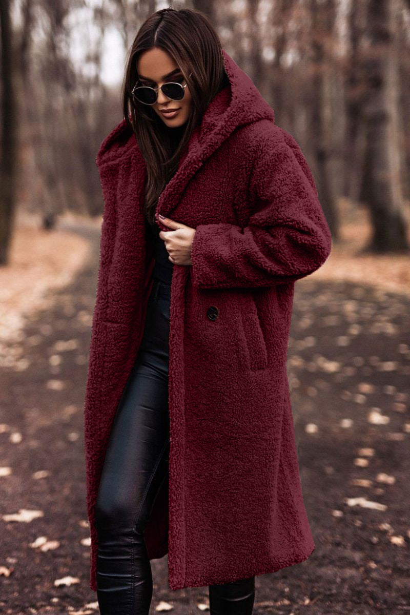 Allison | Women's Cosy Hooded Teddy Coat for Winter