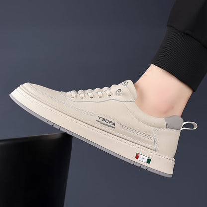 Kai | Men's Cushioned Leather Trainers