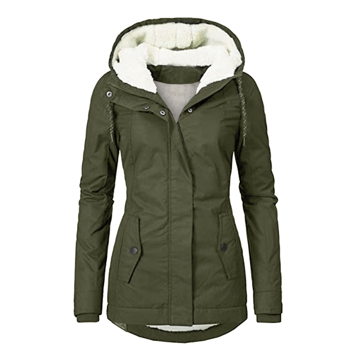 Jessica | Women's Cosy Fleece-Lined Hooded Jacket for Winter