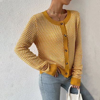 Karina | Women's Button-Front Knit Cardigan for Winter