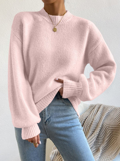 Delilah | Women's Cosy Relaxed-Fit Crewneck Jumper for Winter