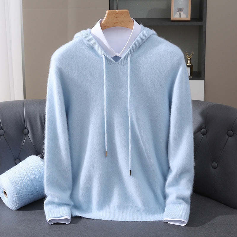 Frank | Men's Cosy Wool-Blend Hooded Sweatshirt