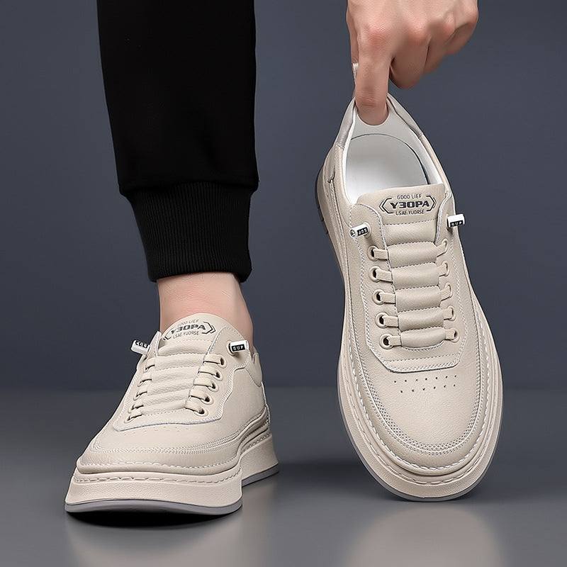 Kai | Men's Cushioned Leather Trainers