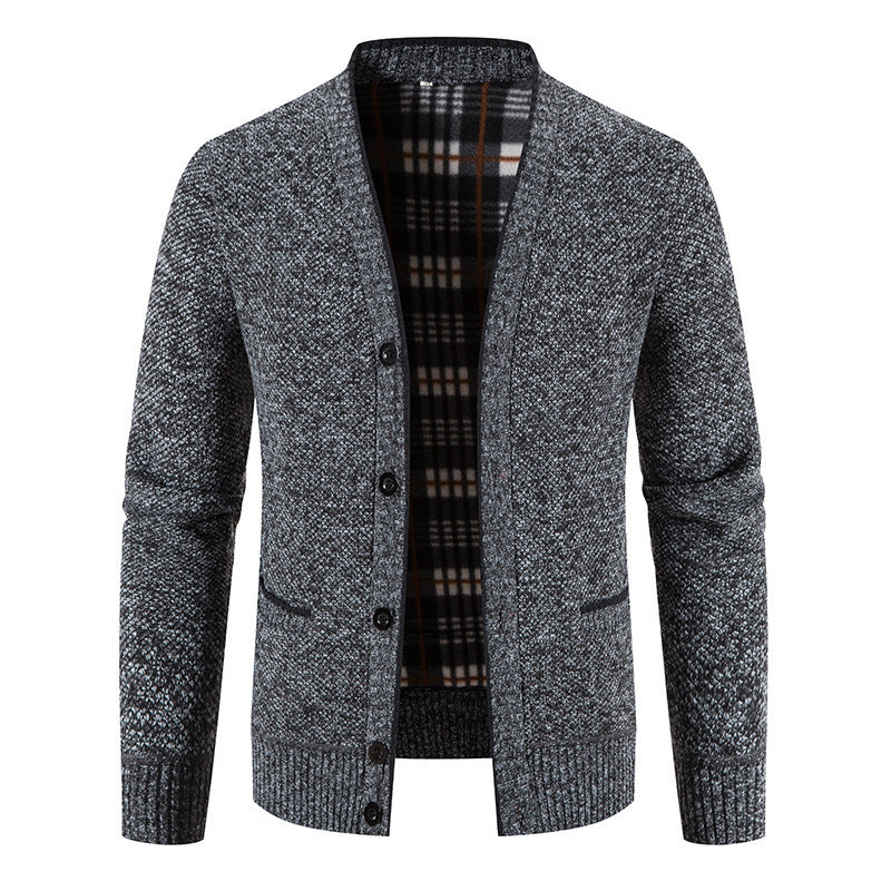Matthew | Men's Cosy Fleece-Knit Cardigan for Winter