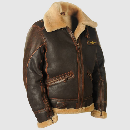 Nathan | Men's Classic Aviator Jacket
