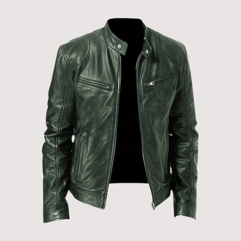 Euan | Men's Stylish Faux Leather Jacket