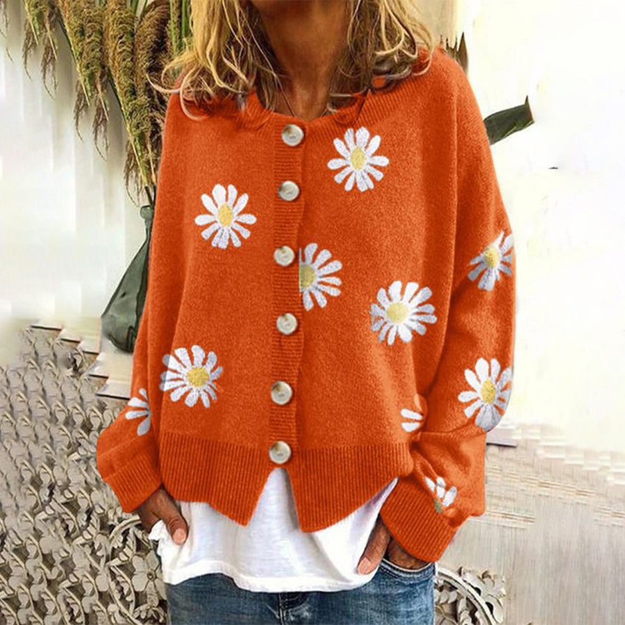 Sandy | Women's Elegant Button-Down Cardigan for Winter