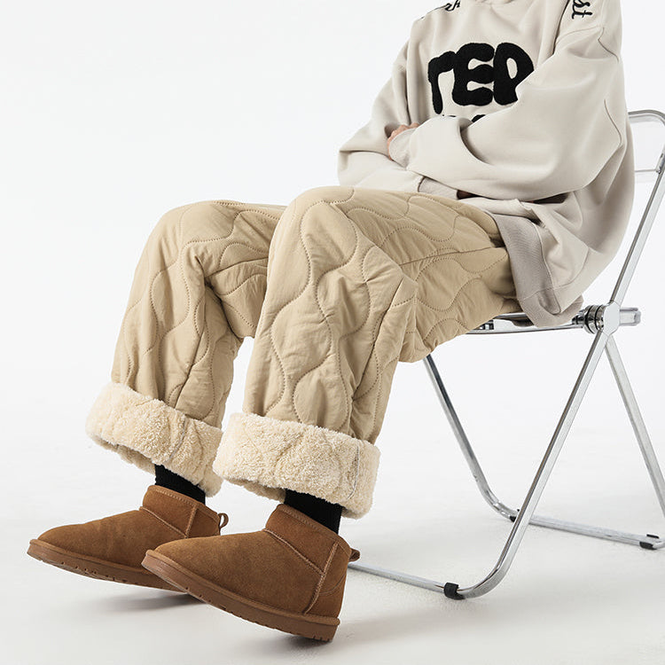 Cloud-Soft Quilted Comfort Pants