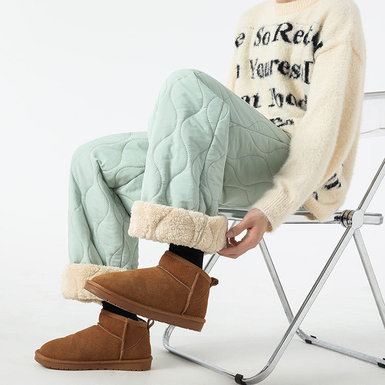 Cloud-Soft Quilted Comfort Pants