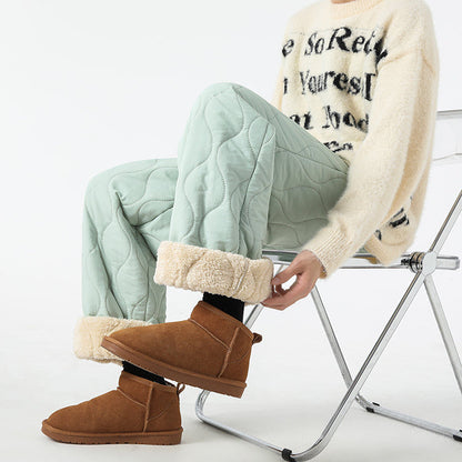 Cloud-Soft Quilted Comfort Pants