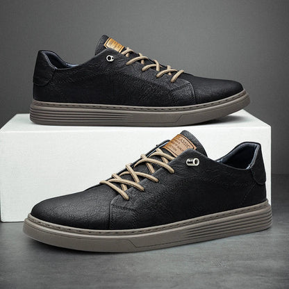 Classic Leather Oxford Trainers