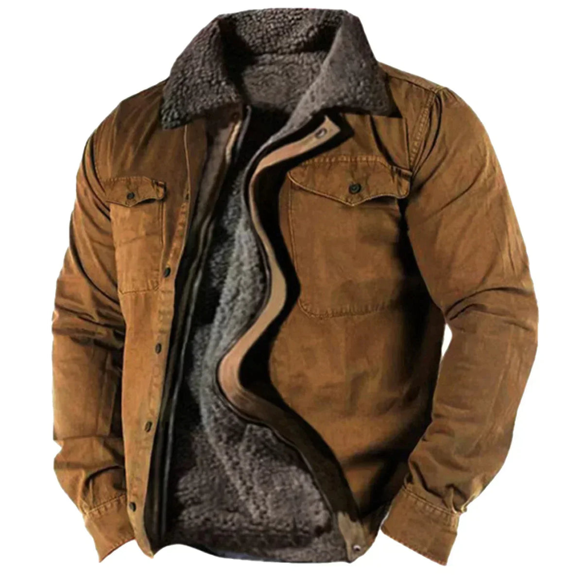 Arthur | Men's Sherpa-Lined Shirt Jacket