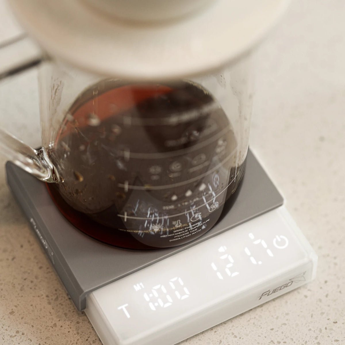 Precision Coffee Scale | Digital Pocket Scale with Integrated Timer | Accurate Measurements for Perfect Brewing