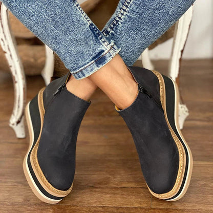 Courtney | Women's Elegant Wedge Boots