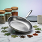 Professional Titanium Frying Pan | 5-Layer Construction for Superior Heat Distribution