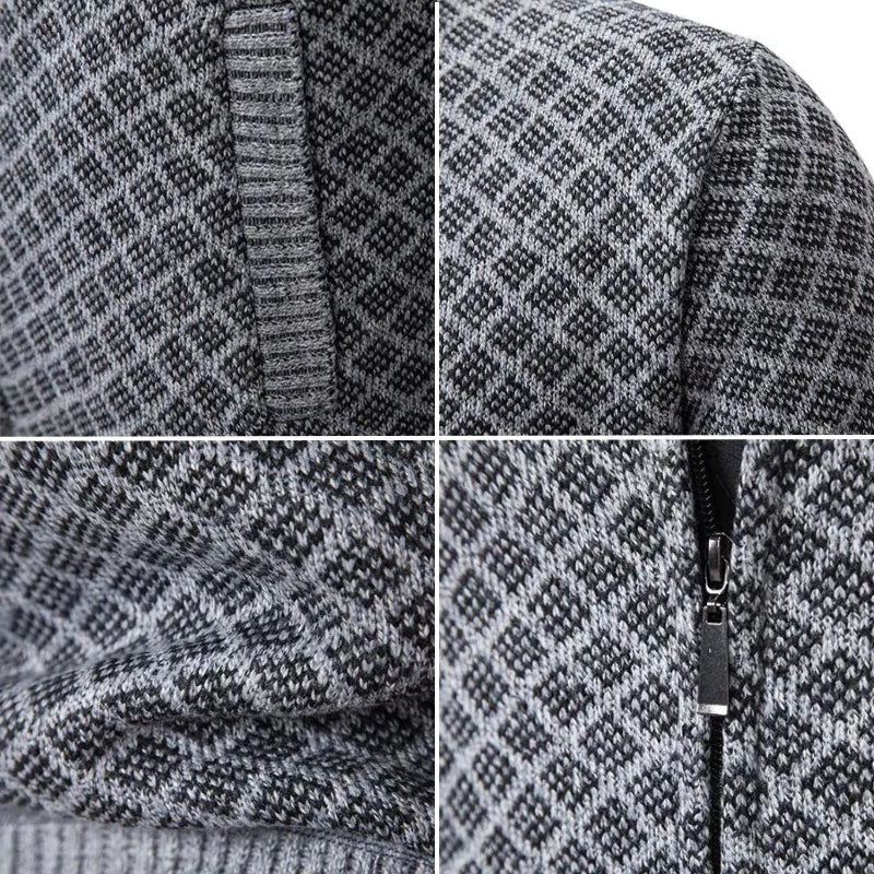 Quentin | Men's Classic Zip-Up Cardigan for Winter