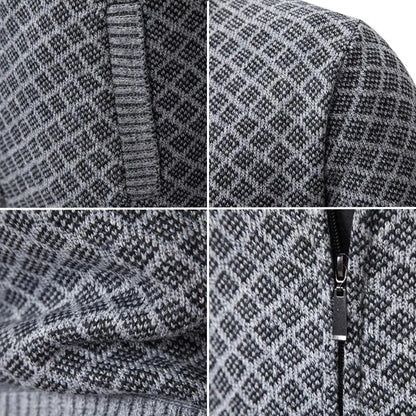 Quentin | Men's Classic Zip-Up Cardigan for Winter