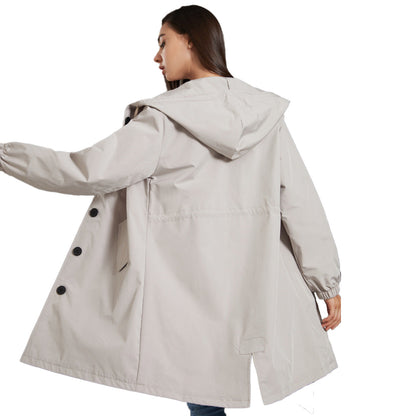 Olivia | Women's Elegant Hooded A-Line Coat for Winter