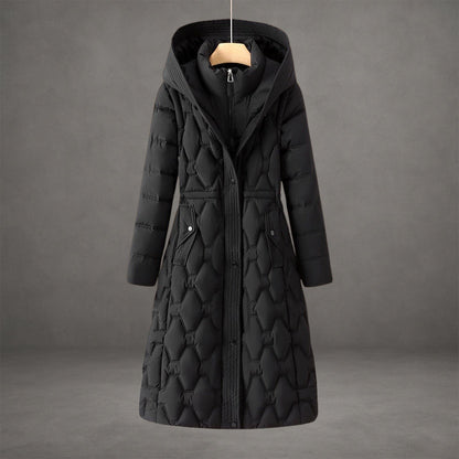 Helewise | Women's Longline Hooded Coat for Winter