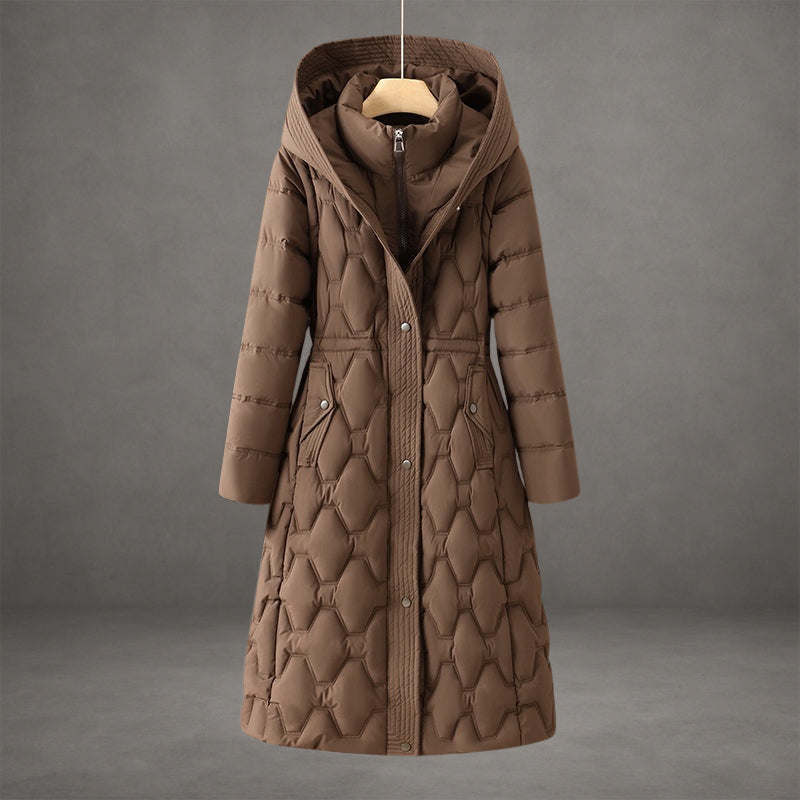 Helewise | Women's Longline Hooded Coat for Winter