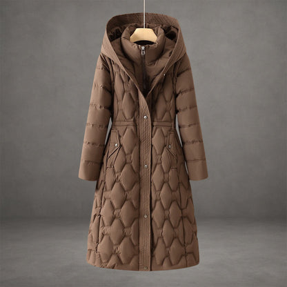 Helewise | Women's Longline Hooded Coat for Winter