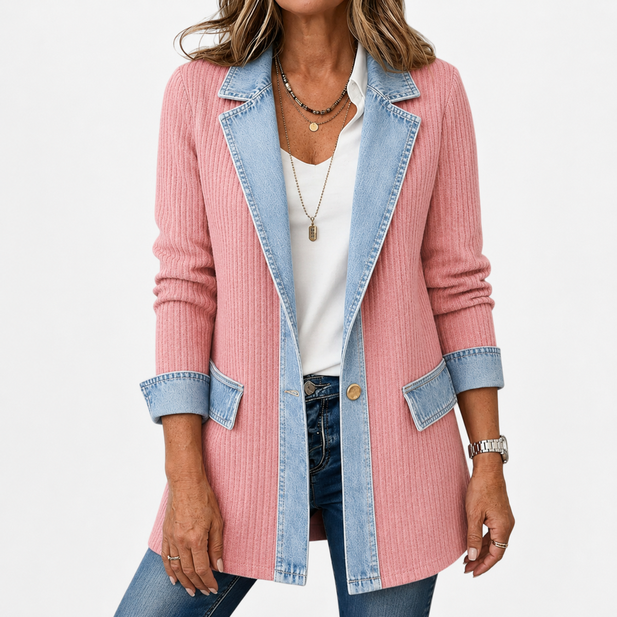 Queenie | Women's Classic Denim Jacket