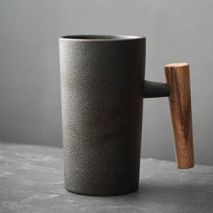 Rustic Charm | Ceramic Mug with Textured Finish | Vintage-Inspired Drinkware for Cozy Moments