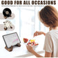 Rustic Wood Cookbook Stand with Adjustable Design for Optimal Recipe Viewing