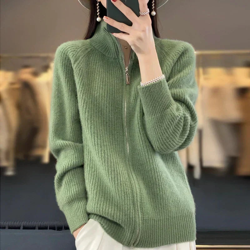 Teresa | Women's Stylish Zip-Up Jumper Jacket for Winter