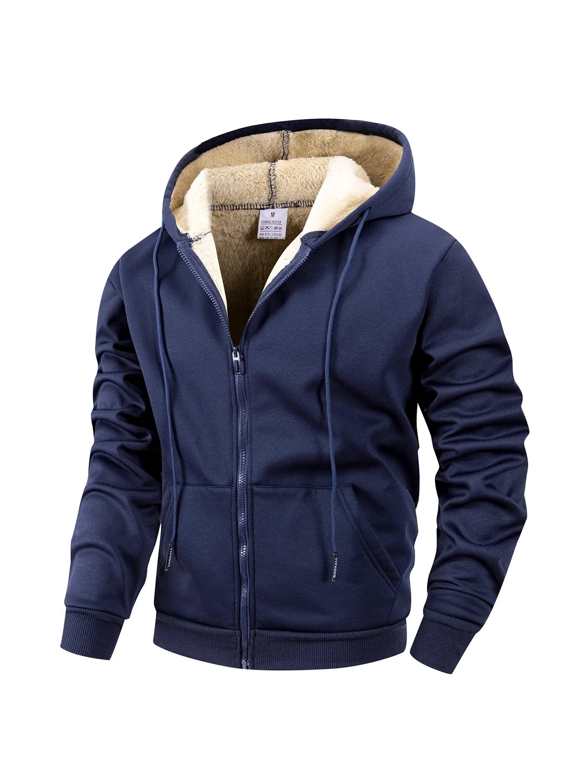 Freddie | Men's Cosy Fleece Zip-Up Hoodie for Winter
