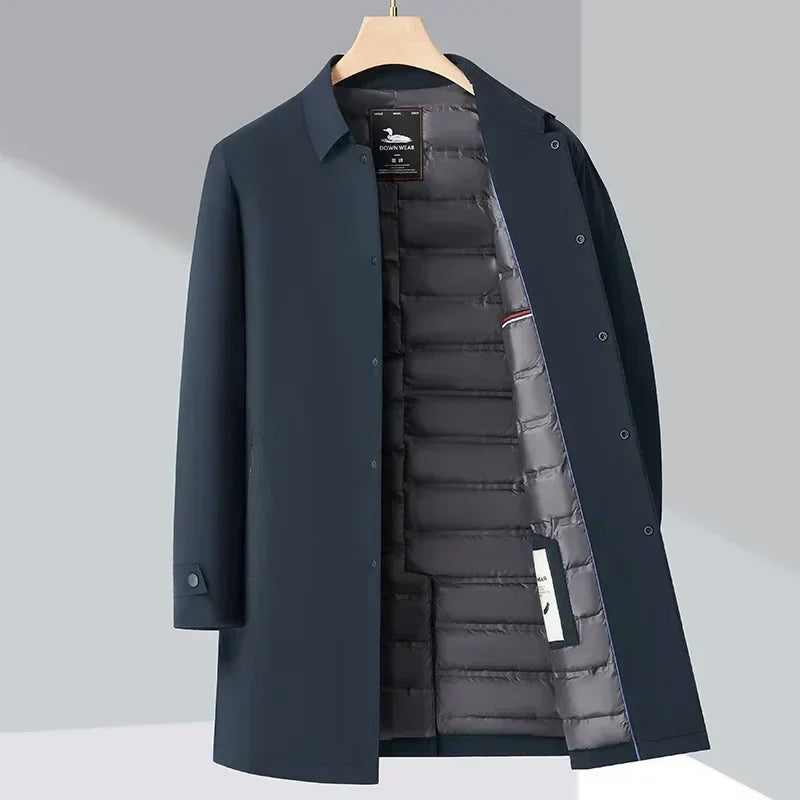 Lewis | Men's Insulated Trench Coat
