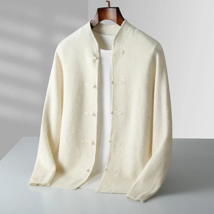 Wade | Luxurious Ribbed Cashmere Cardigan for Winter