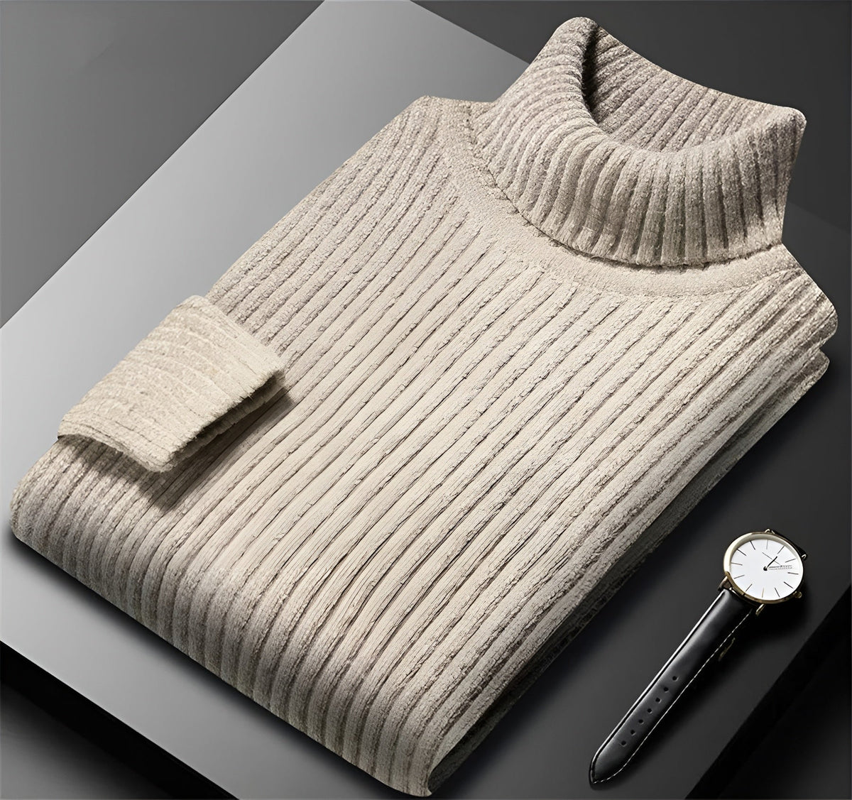 Jack | Men's Textured Turtleneck Jumper for Winter