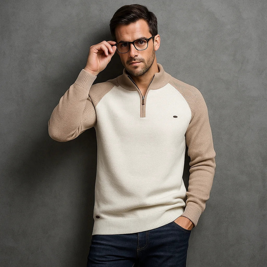 Harvey | Men's Zip-Up Pullover Jacket for Winter
