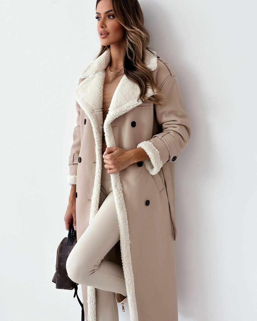 Monroe | Luxurious Plush Teddy Coat for Winter