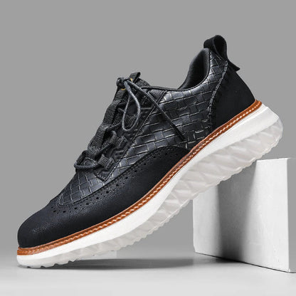 Toby | Men's Breathable Leather Trainers