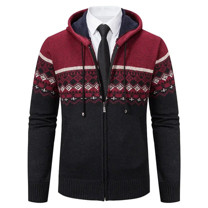 Joseph | Men's Ethnic-Inspired Knit Jacket for Winter