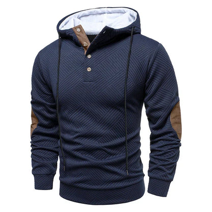 Ethan | Men's Slim-Fit Half-Button Pullover Jumper for Winter