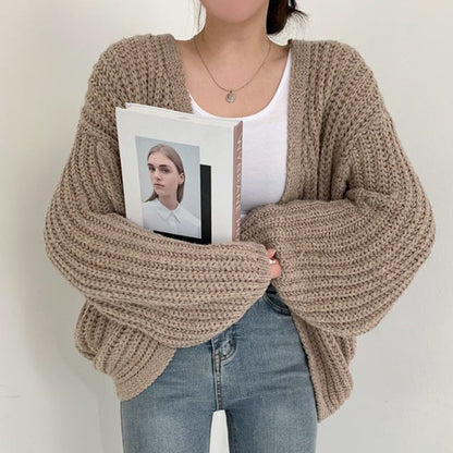 Jemma | Women's Cosy Oversized Open-Front Cardigan for Winter