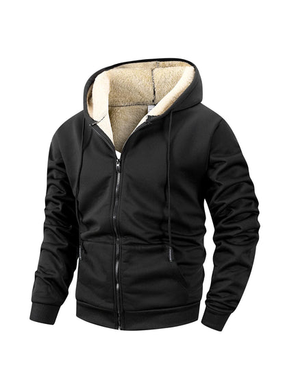 Freddie | Men's Cosy Fleece Zip-Up Hoodie for Winter