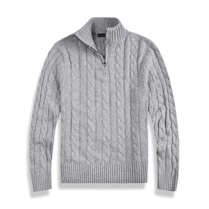 Archie | Men's Cable-Knit Quarter-Zip Jumper for Winter