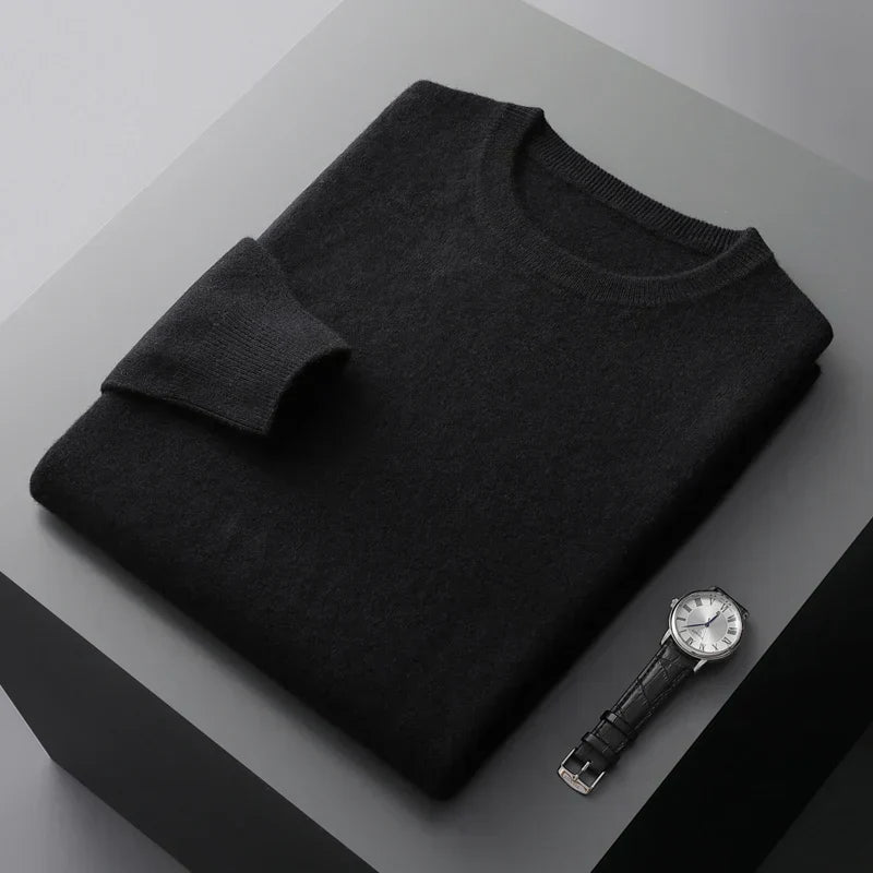 Nathan | Men's Elegant Pullover Jumper for Winter