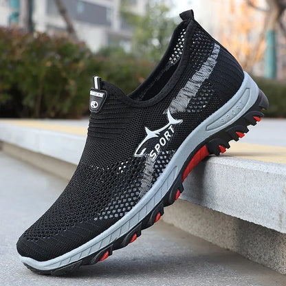 Jacob | Men's Breathable Mesh Slip-On Trainers
