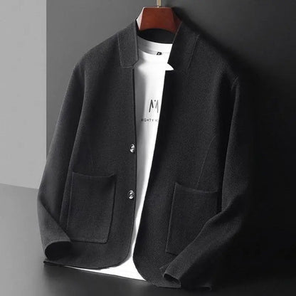 Ronnie | Men's Knit Stand-Collar Cardigan for Winter