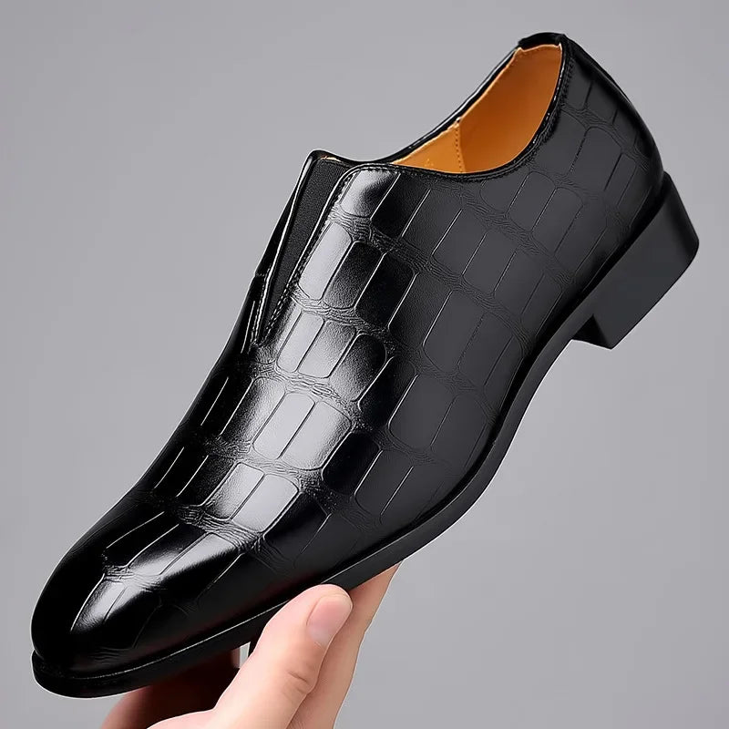 Victor | Men's Stylish Patterned Dress Shoes