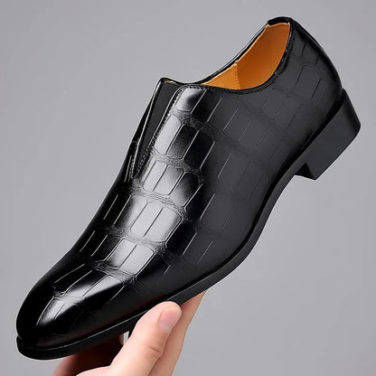 Victor | Men's Stylish Patterned Dress Shoes