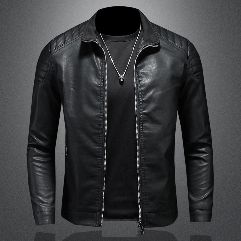 Dawson | Men's Tailored Slim-Fit Biker Jacket