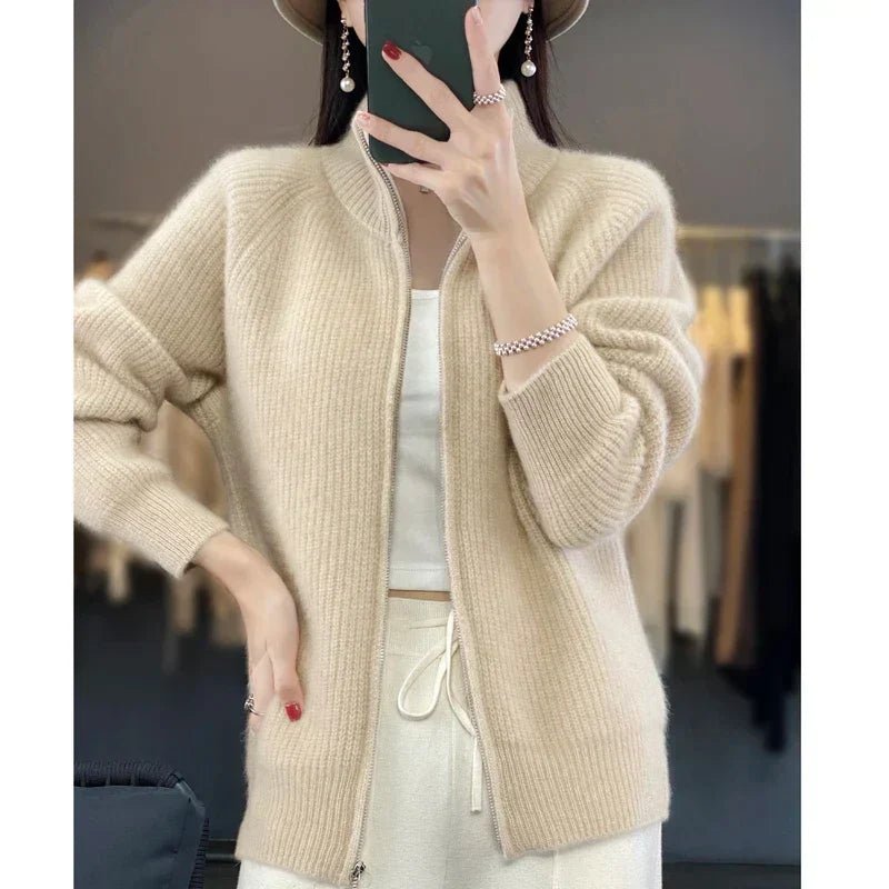 Teresa | Women's Stylish Zip-Up Jumper Jacket for Winter