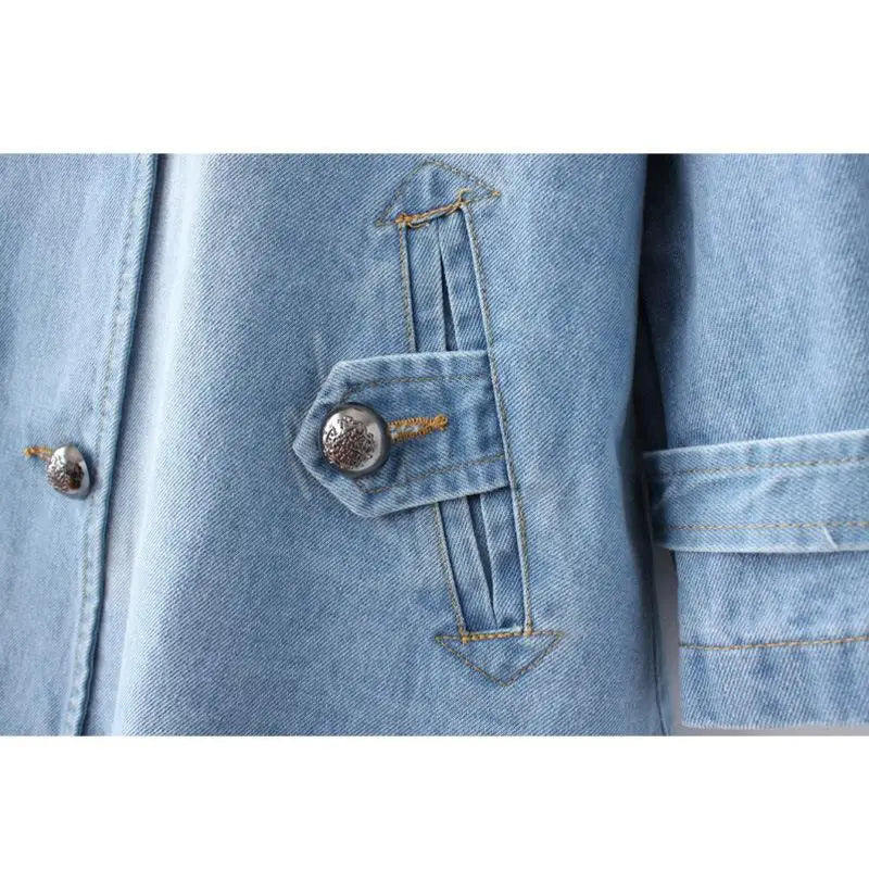 Cleo | Women's Everyday Denim Cape-Style Coat
